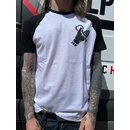 HHF - The Key Raglan-Kontrast Shirt-White/Black XL