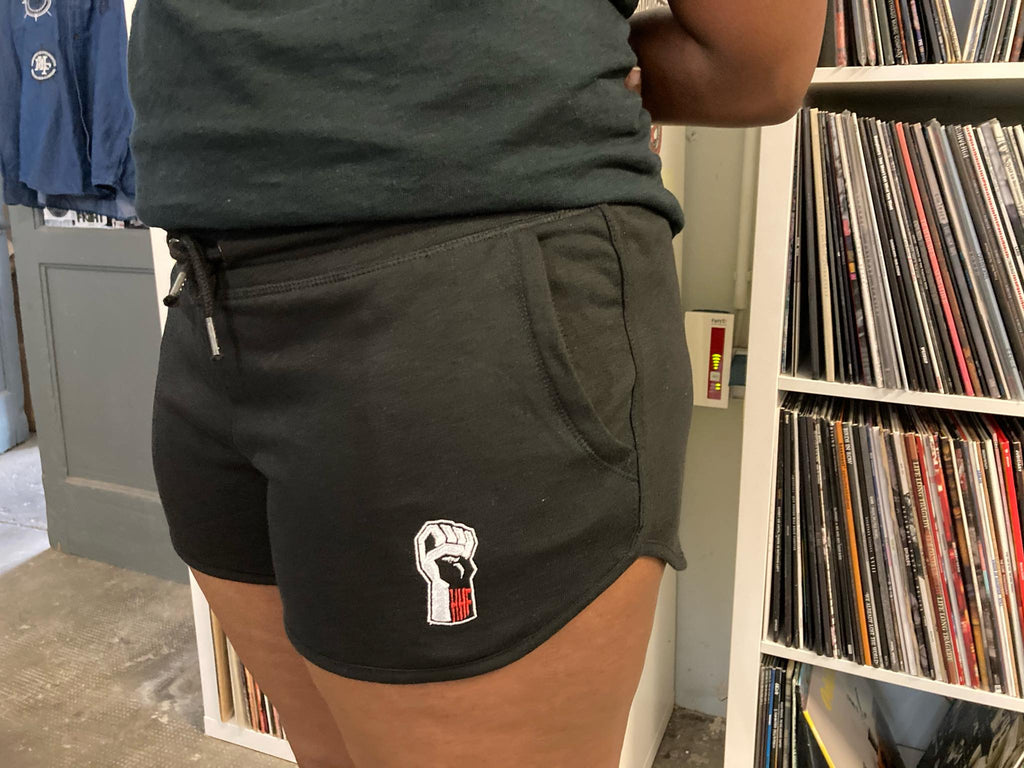 HHF Fist gestickt Damen Shorts Black