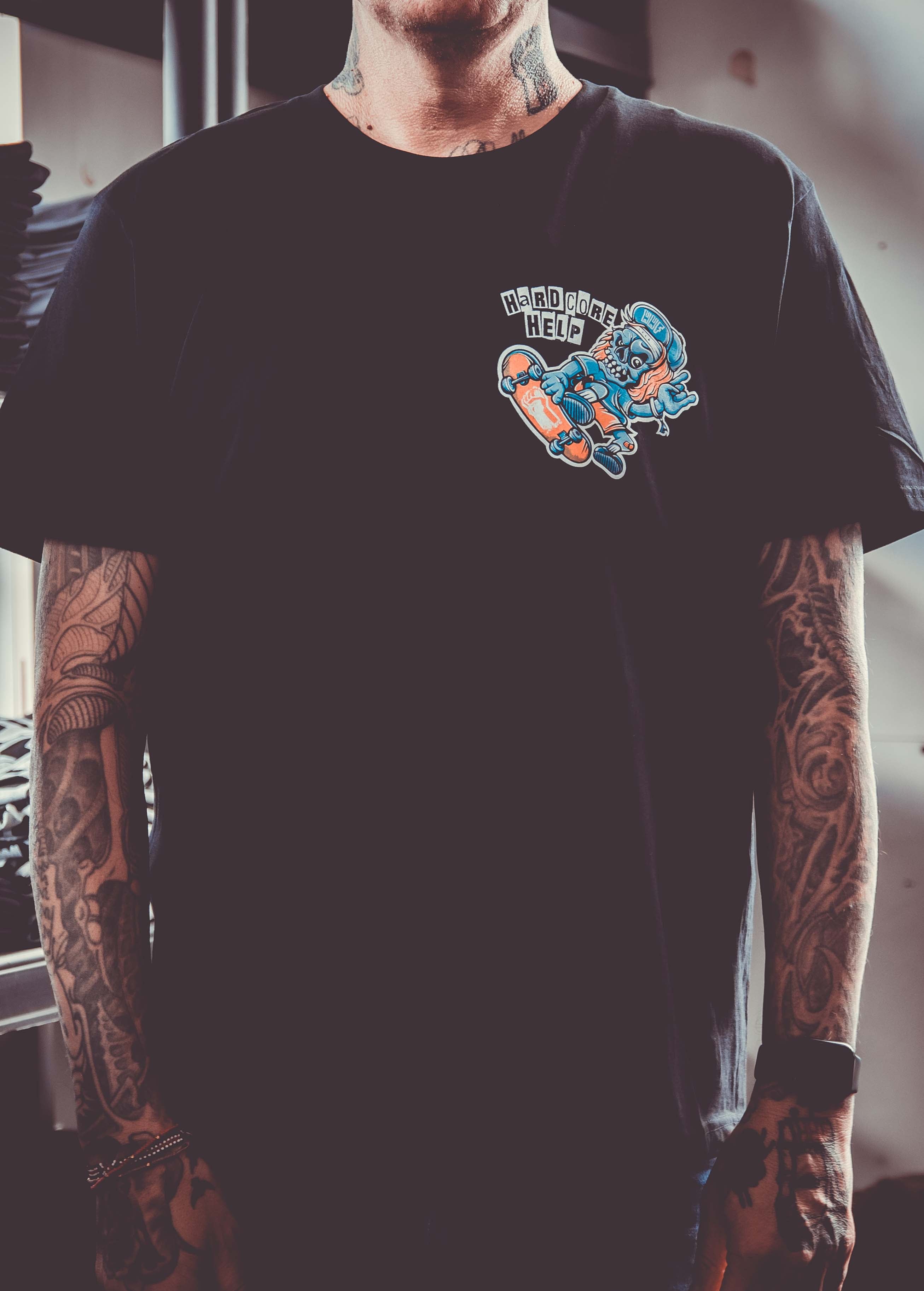 HHF Skater Shirt Black