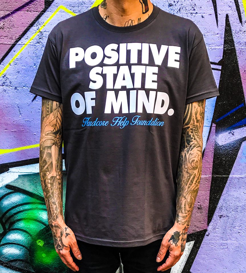 Positive State Of Mind T Shirt Black