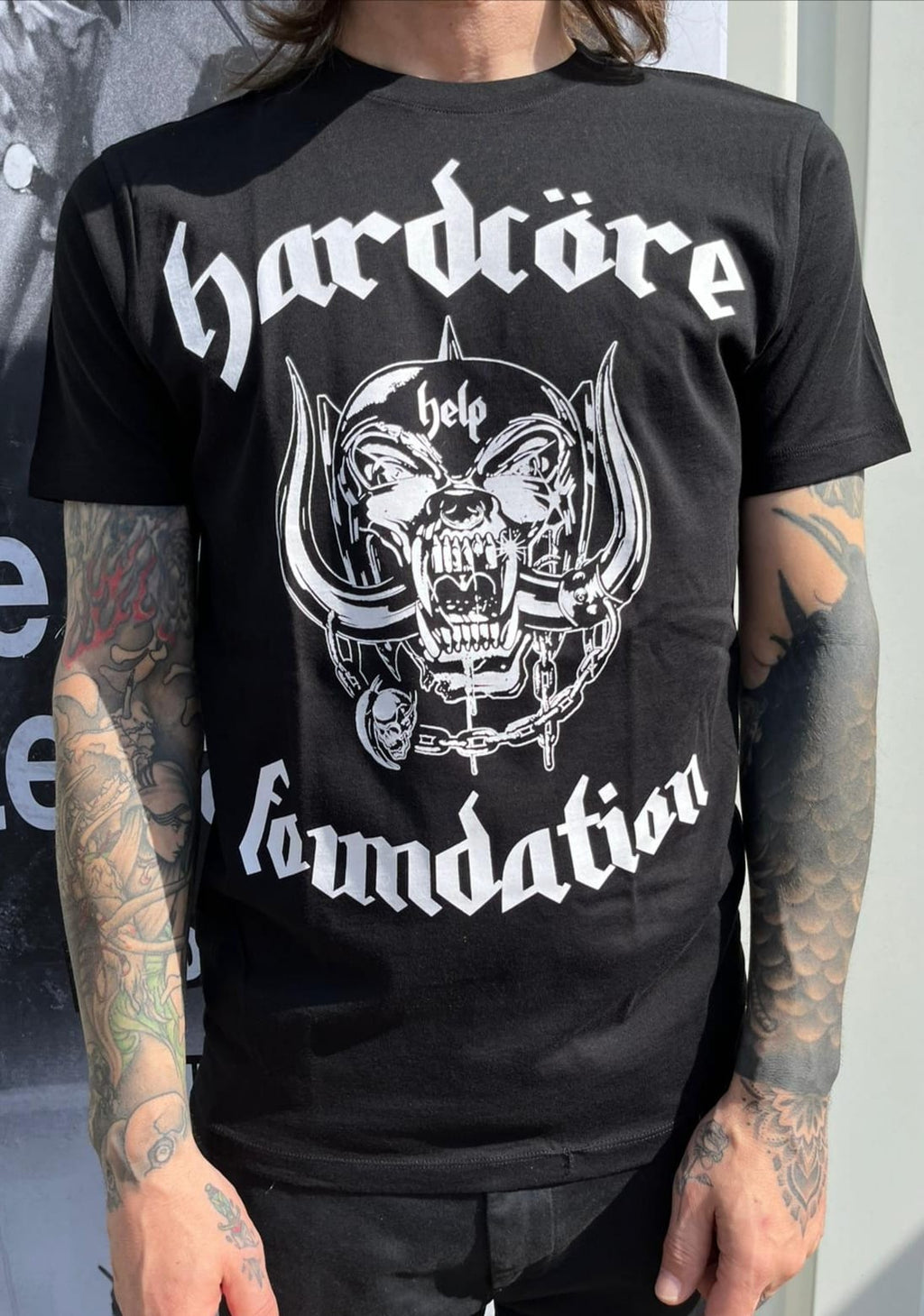 hardcöre help foundation ripoff Tshirt black