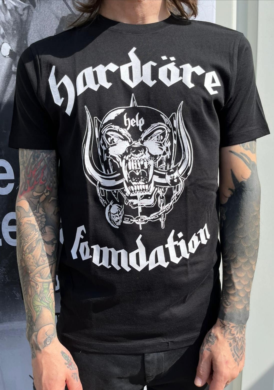 hardcöre help foundation ripoff Tshirt black