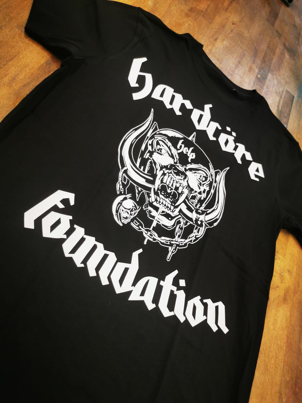 hardcöre help foundation ripoff Tshirt black