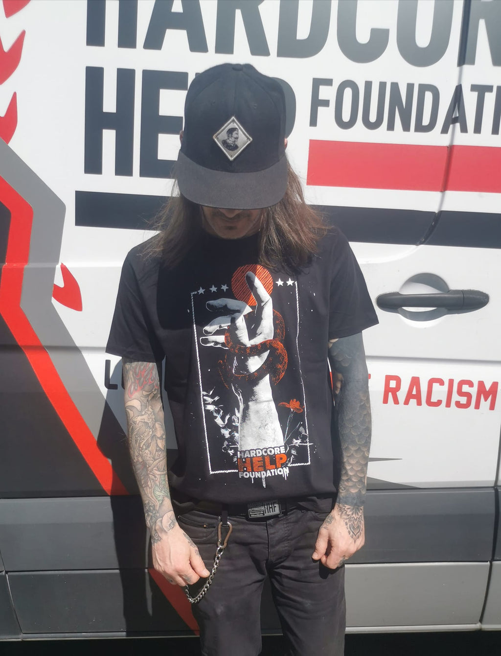 HHF The Hand Shirt Schwarz