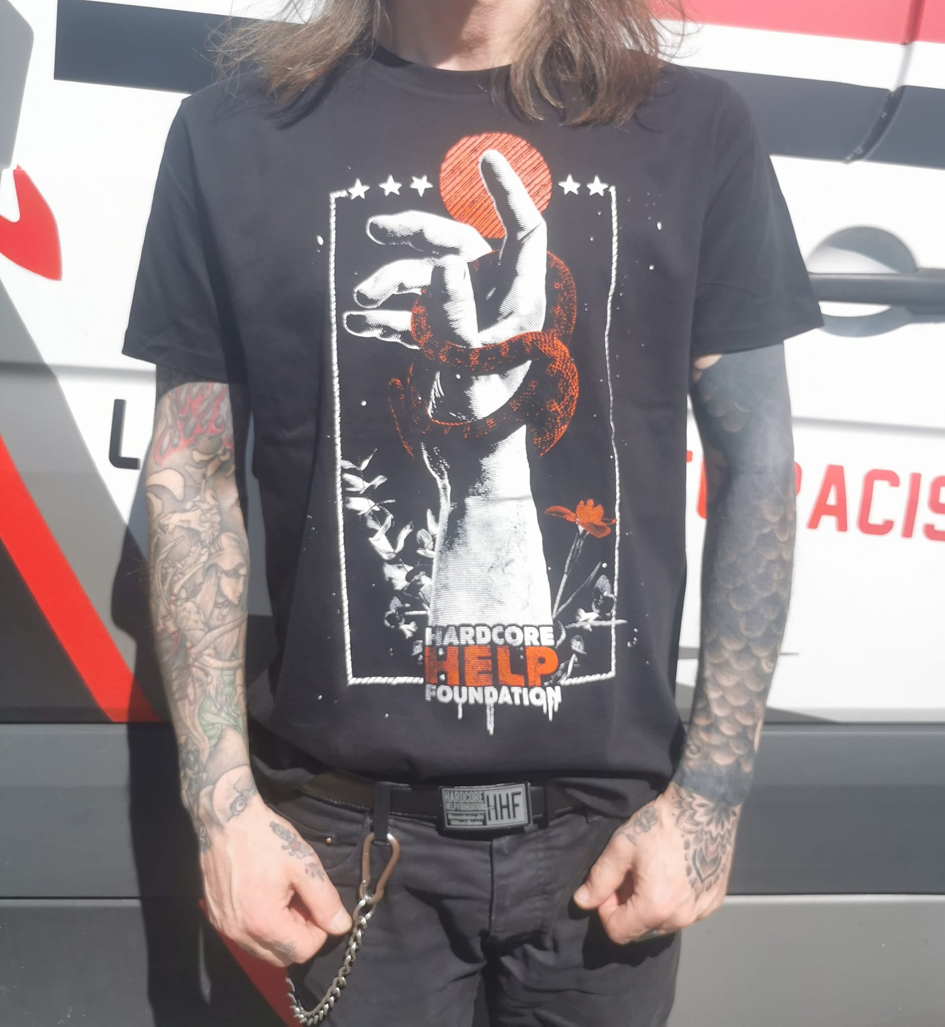 HHF The Hand Shirt Schwarz