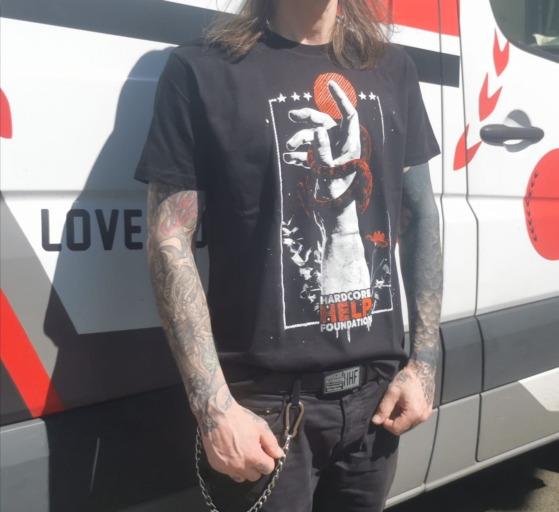 HHF The Hand Shirt Schwarz