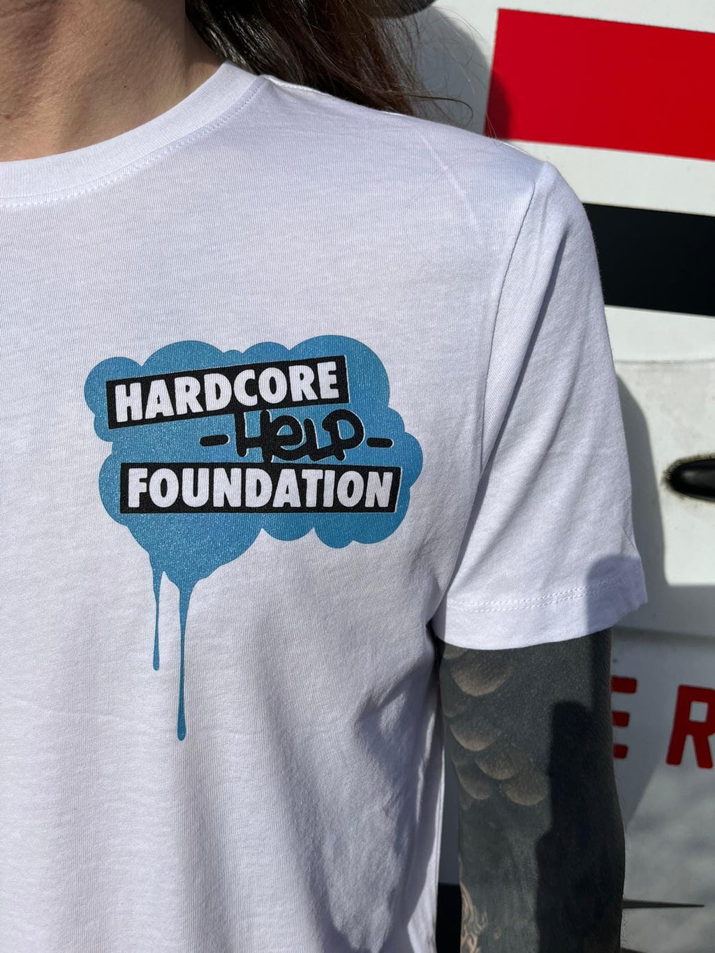 HHF Graffiti Splash Worldwide T shirt white