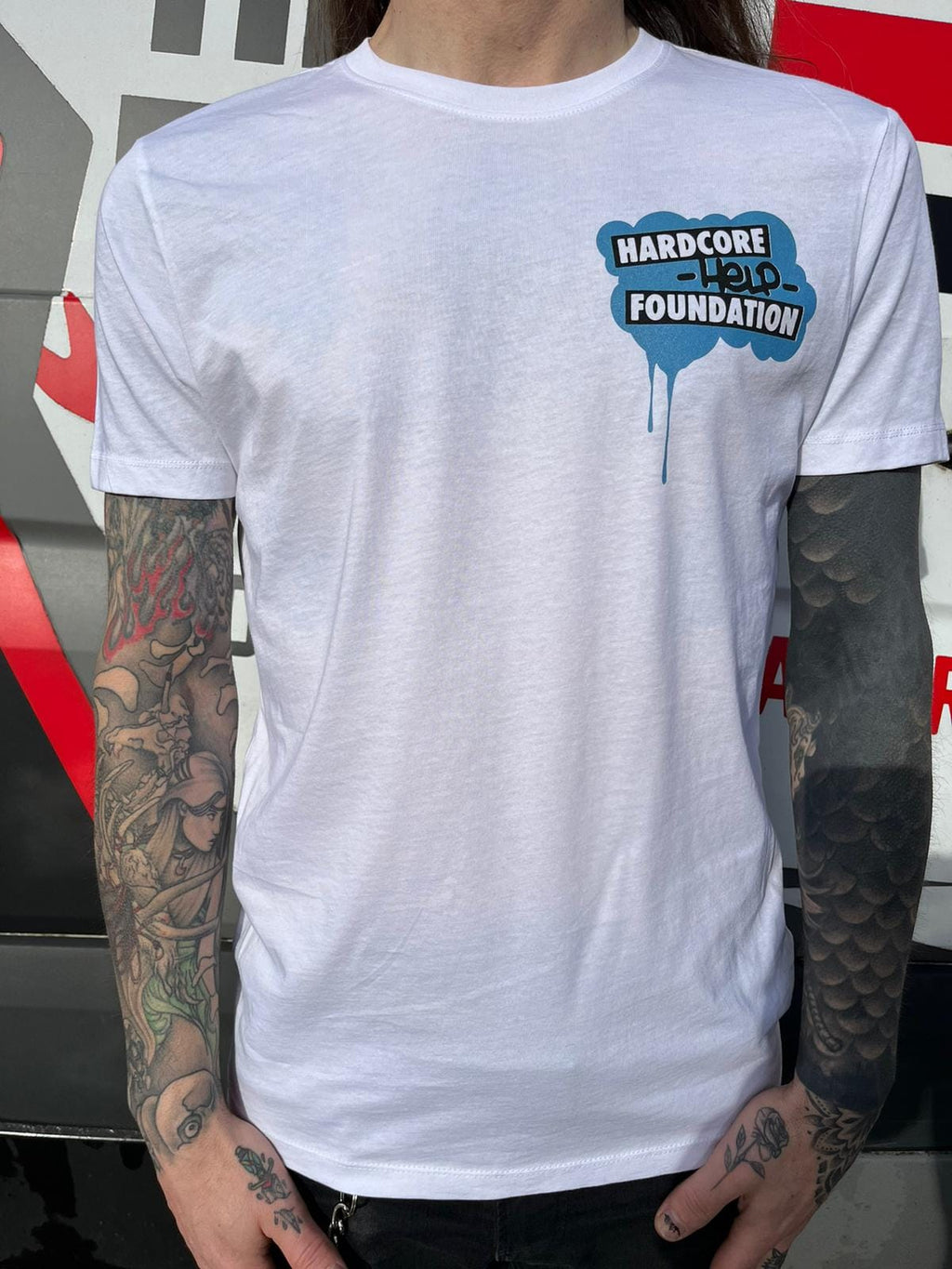 HHF Graffiti Splash Worldwide T shirt white