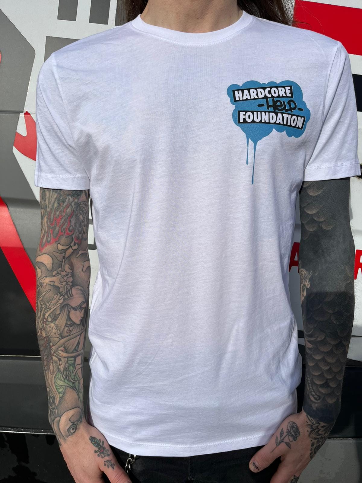 HHF Graffiti Splash Worldwide T shirt white