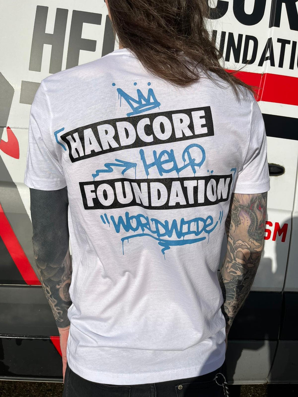 HHF Graffiti Splash Worldwide T shirt white