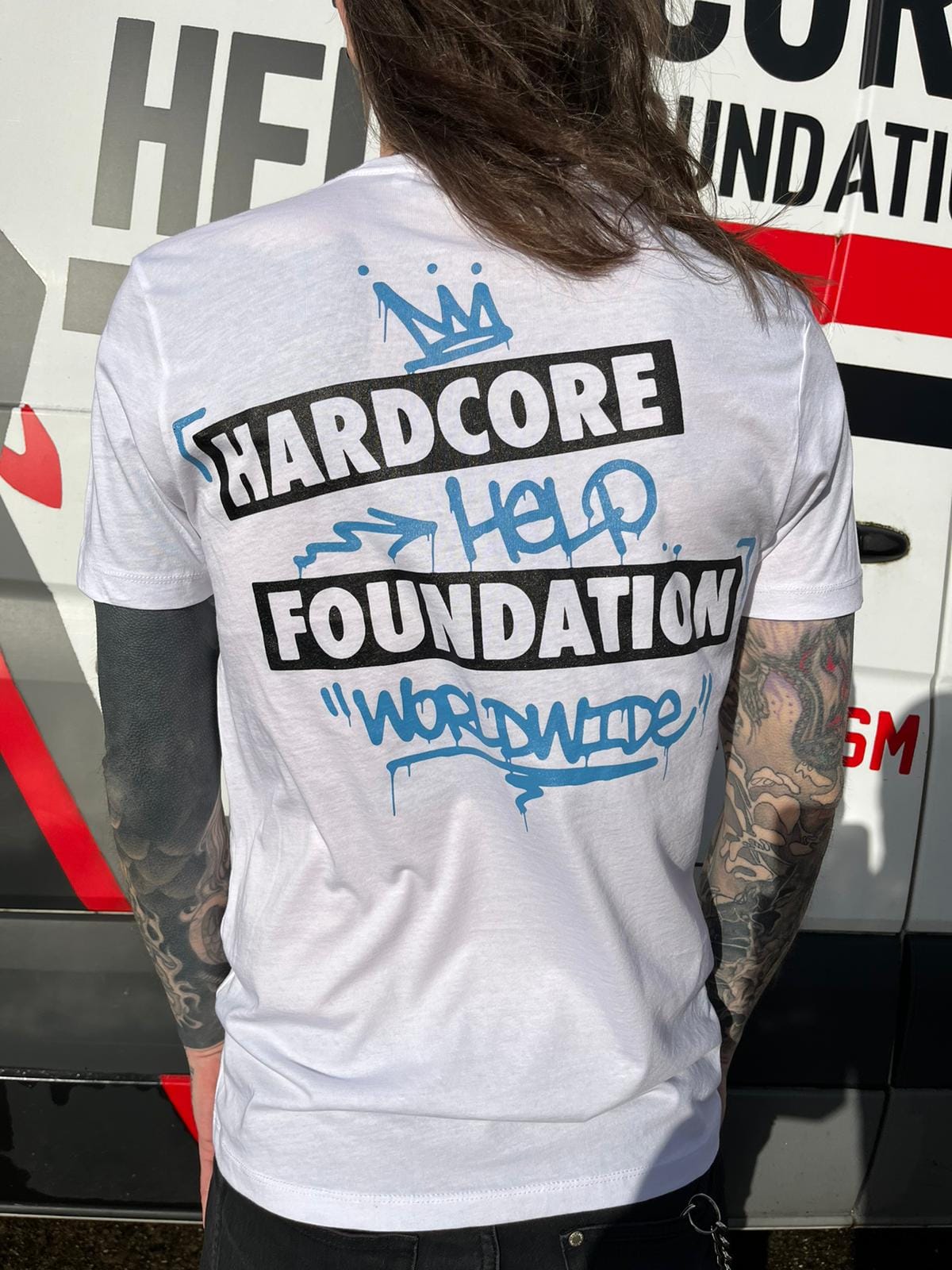 HHF Graffiti Splash Worldwide T shirt white