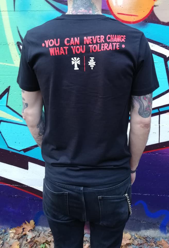 Stray From The Path T Shirt black front and backprint