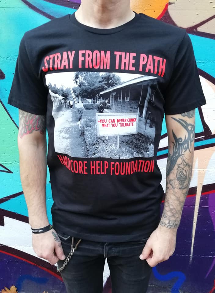 Stray From The Path T Shirt black front and backprint