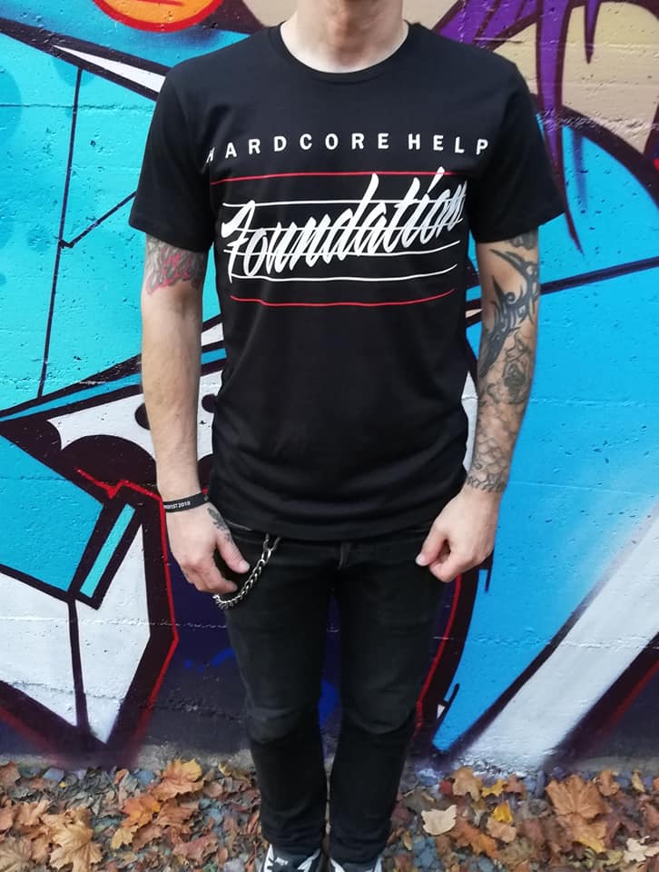 Akira HHF Letter T Shirt black