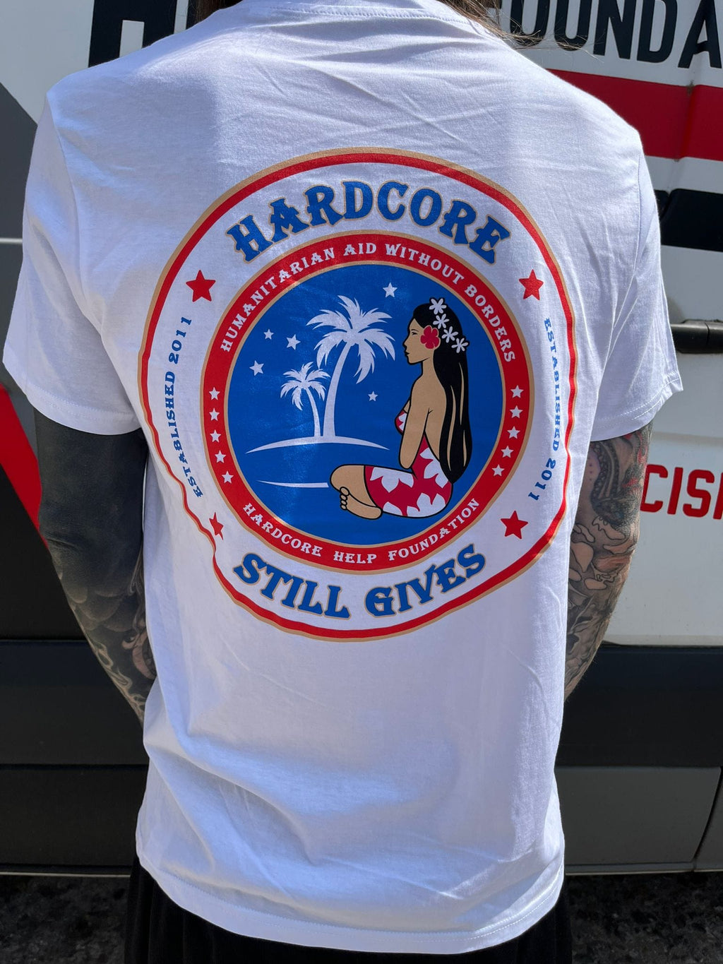 HHF Aloha T Shirt white