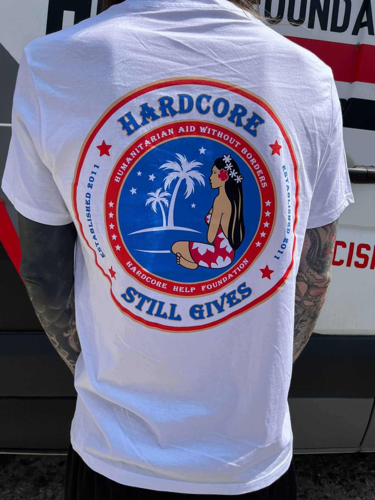 HHF Aloha T Shirt white