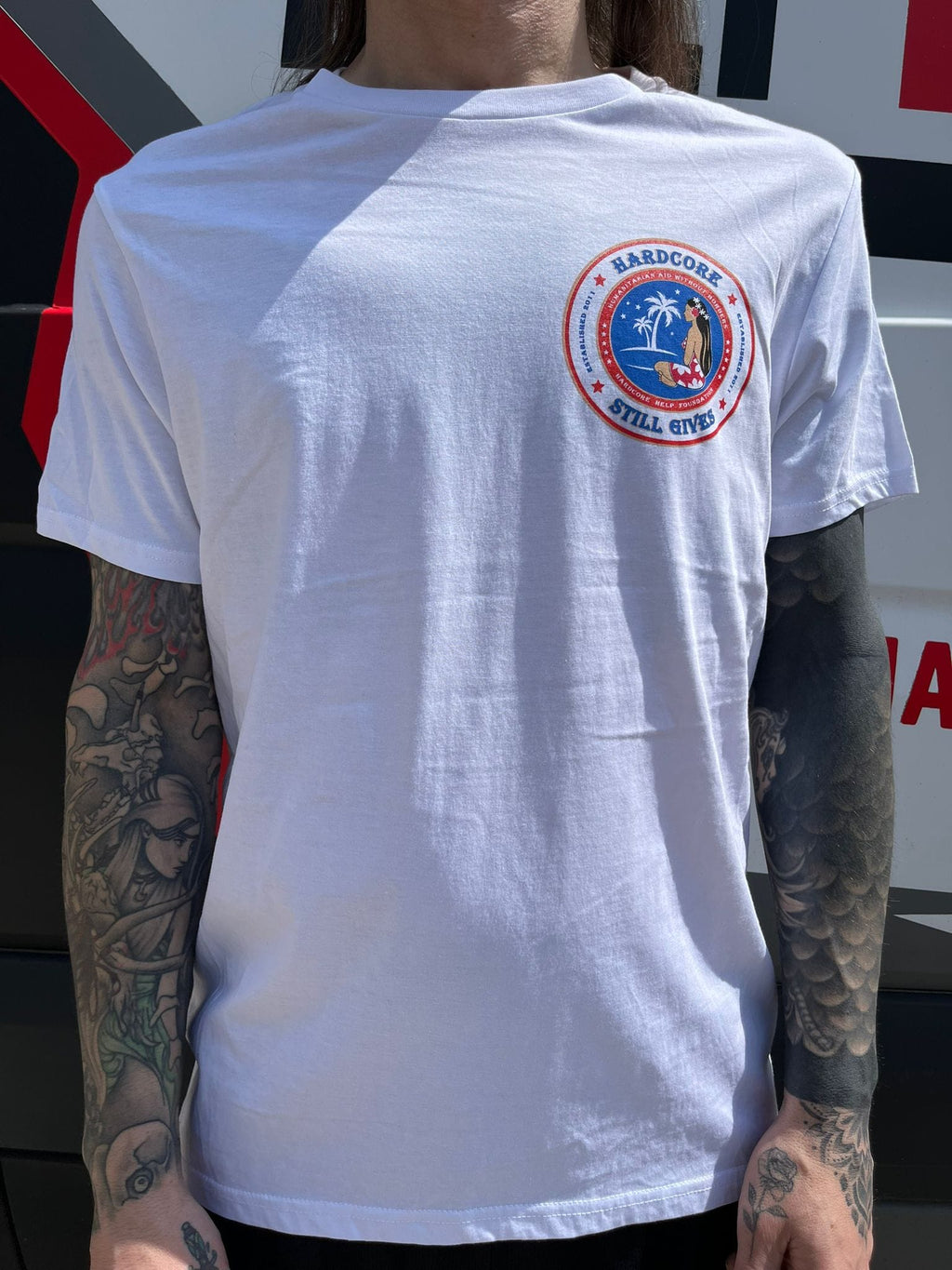 HHF Aloha T Shirt white