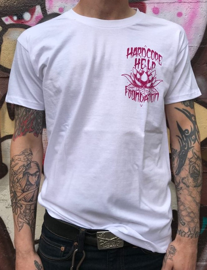 HHF Lotus Shirt white magenta