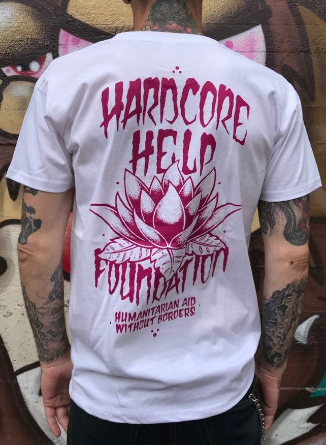 HHF Lotus Shirt white magenta