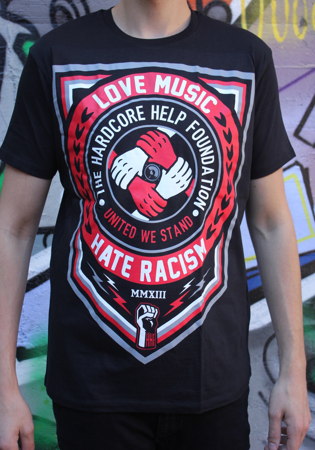 Love Music T Shirt black