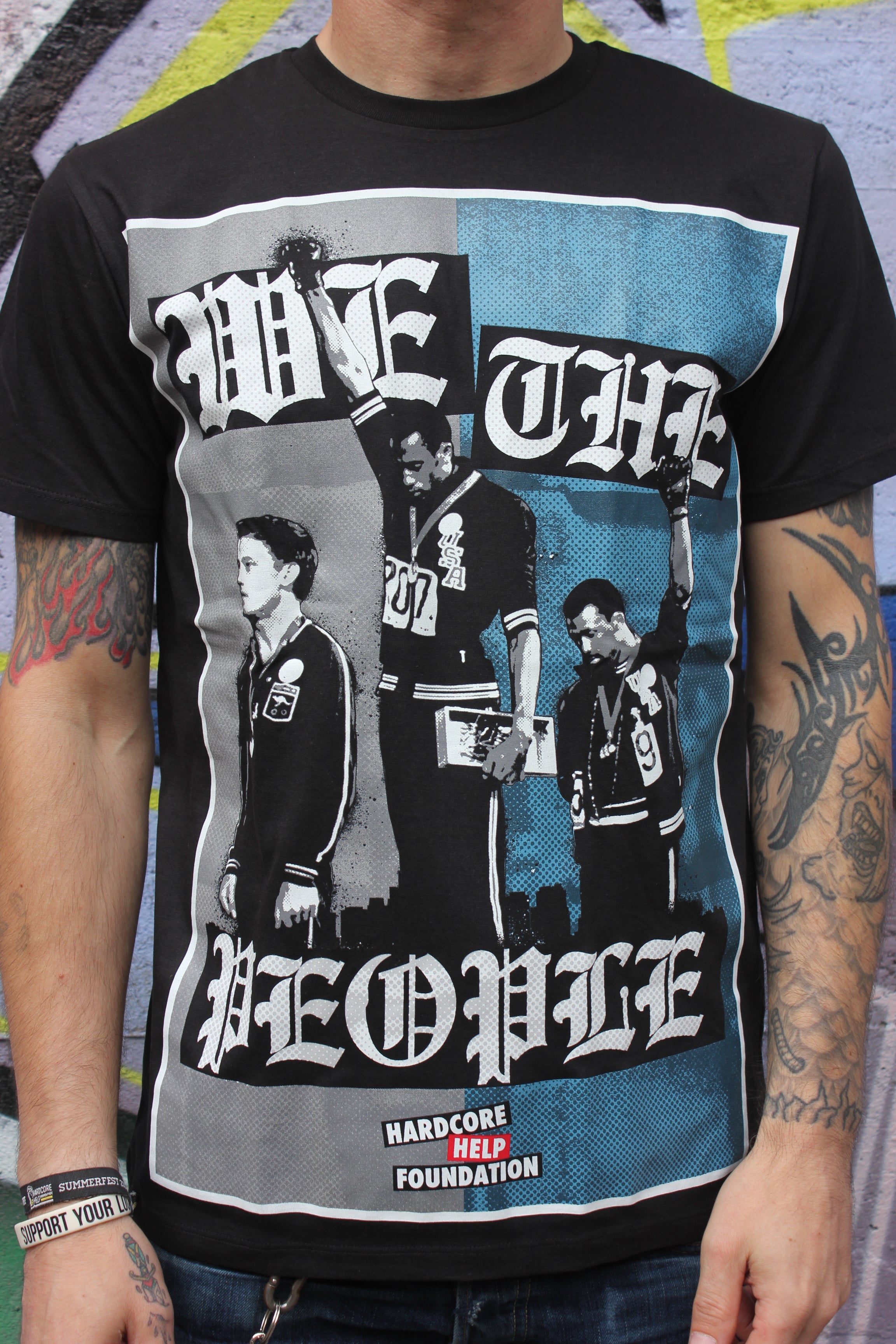 We the People T Shirt black