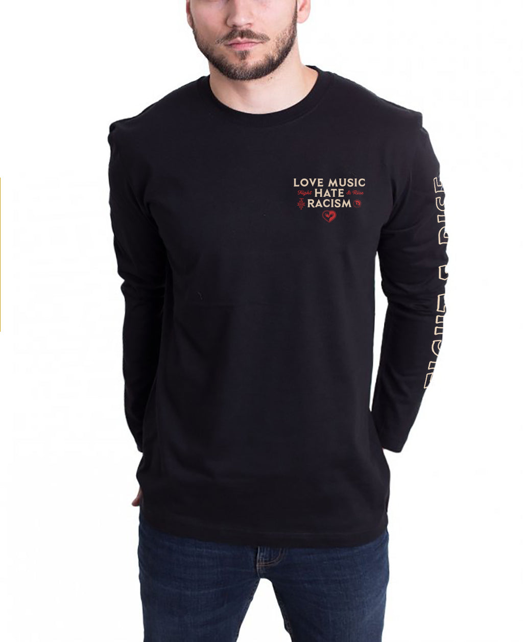 HHF Fight Rise Longsleeve black