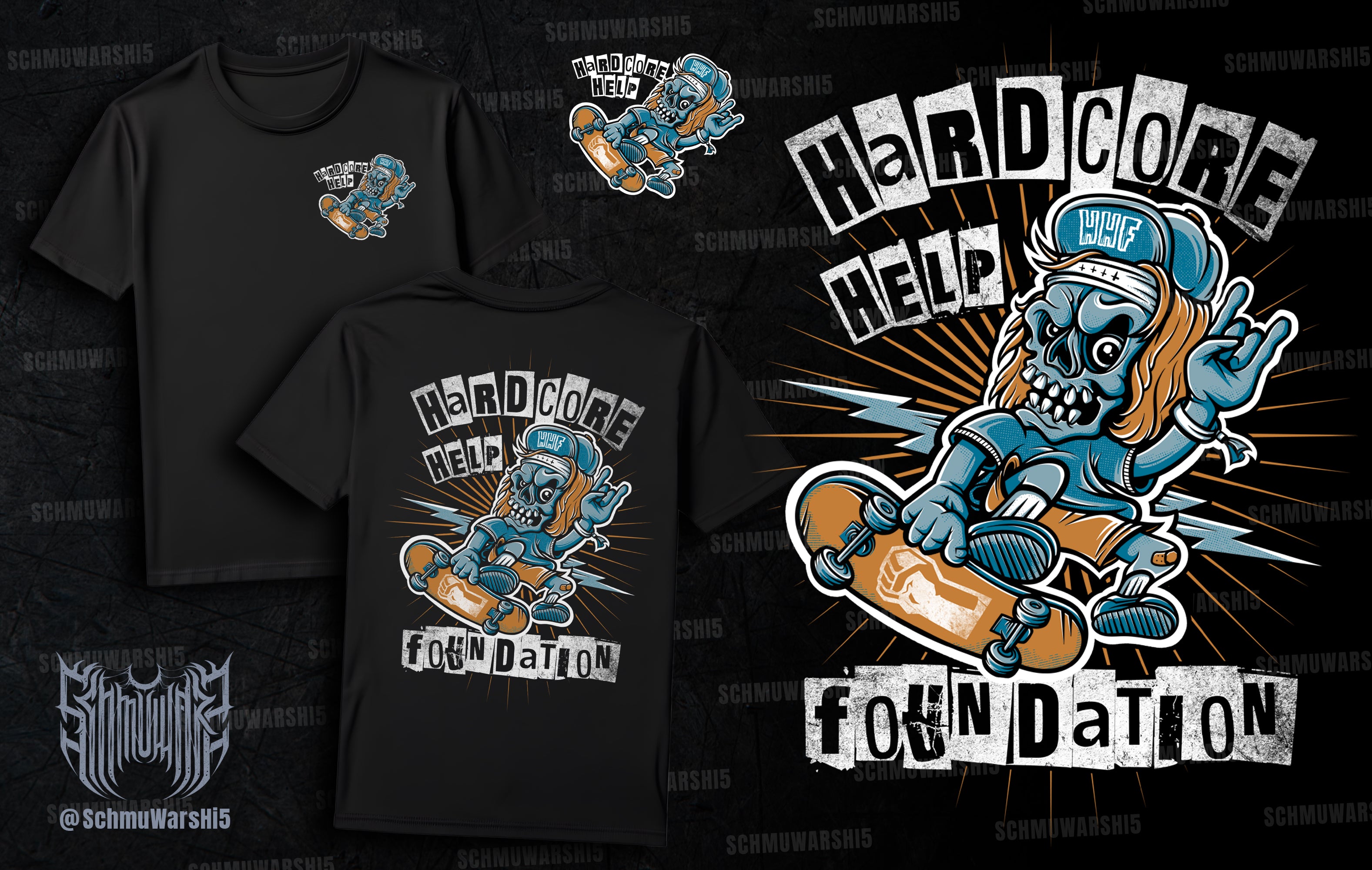 HHF Skater Shirt Black