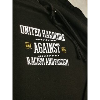 HHF-United Hardcore Against-Hoodie/black with HHF patch