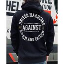 HHF-United Hardcore Against-Hoodie/black with HHF patch