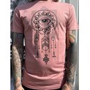 HHF Indian Eye dreamcatcher- Ladies Shirt/Dusty Pink