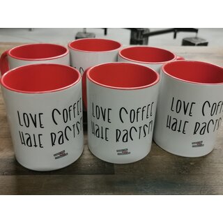 Coffeemug - Love Coffee Hate Racism
