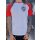 HHF - Peace Raglan-Kontrast Shirt-White/Red L