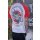 HHF - Peace Raglan-Kontrast Shirt-White/Red L