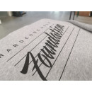 HHF - Akira Letter College Crew Neck-Heather Grey/White S