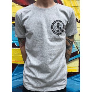 Together As One T-Shirt with hhf fist patch, slub white S