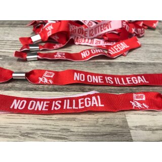 Armband - NO ONE IS ILLEGAL