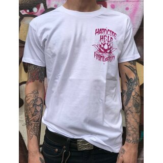 HHF Lotus Shirt - white/magenta S