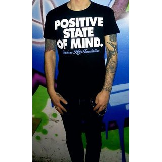 Positive State Of Mind. T-Shirt, Black L