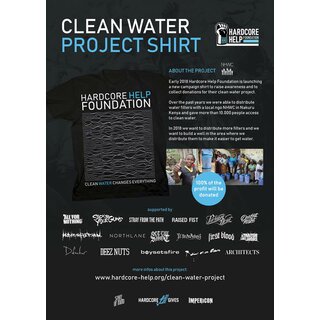 Clean Water - Collaborations Shirt, black