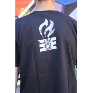 Rebels T-Shirt, black -SALE- S