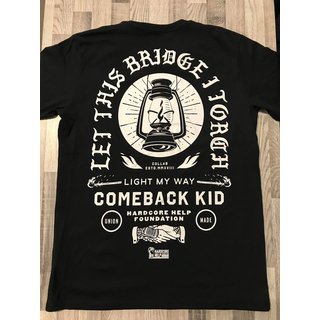 Comeback Kid T-Shirt, black /pocket and backprint S