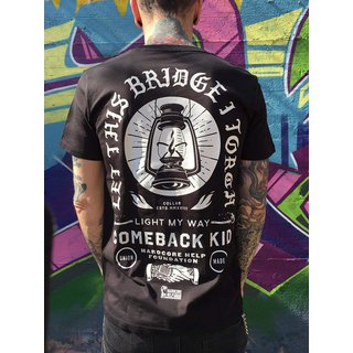 Comeback Kid T-Shirt, black /pocket and backprint XXL