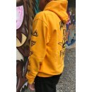 HHF LOTUS HOODIE with ELEMENTS/Gold - anthrazit