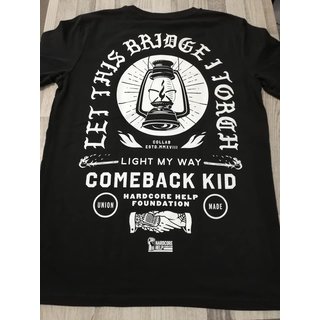 Comeback Kid T-Shirt, black /pocket and backprint 3XL