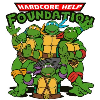 HHF Turtle - Power /white XS
