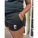 HHF Fist (embroidered) Womens Shorts / Black L