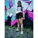 HHF Fist (embroidered) Womens Shorts / Black L