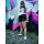 HHF Fist (embroidered) Womens Shorts / Black L