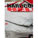 Classic Logo Hoodie with hhf patch / heather grey-fire red S