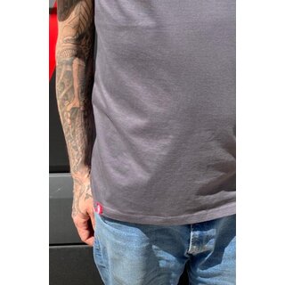 Milo Shirt with HHF fist patch / Anthrazit XXL